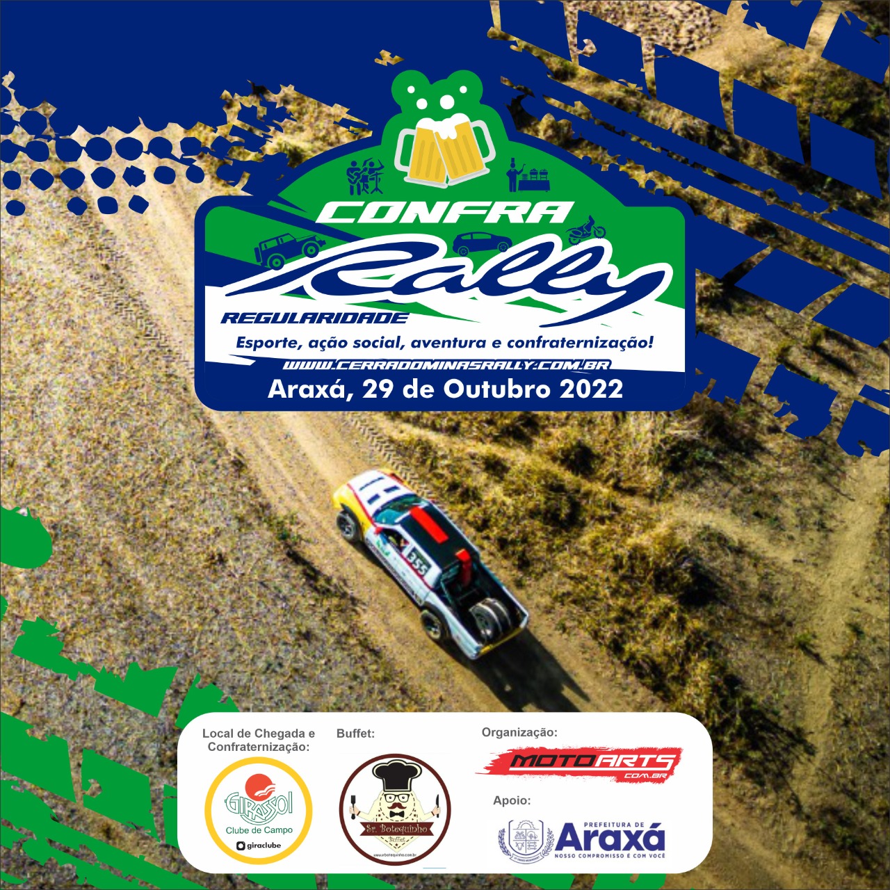 1° CONFRA RALLY ARAXA 2022