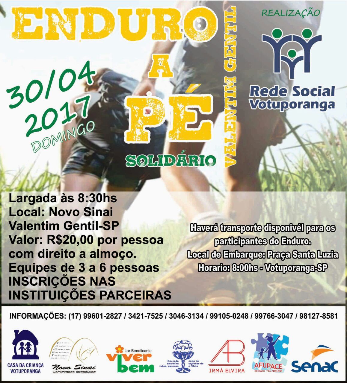 ENDURO A PÉ SOLIDÁRIO