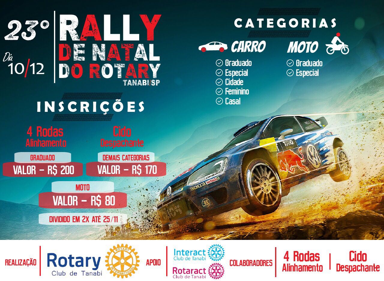 23° RALLY DE NATAL DO ROTARY DE TANABI - SP