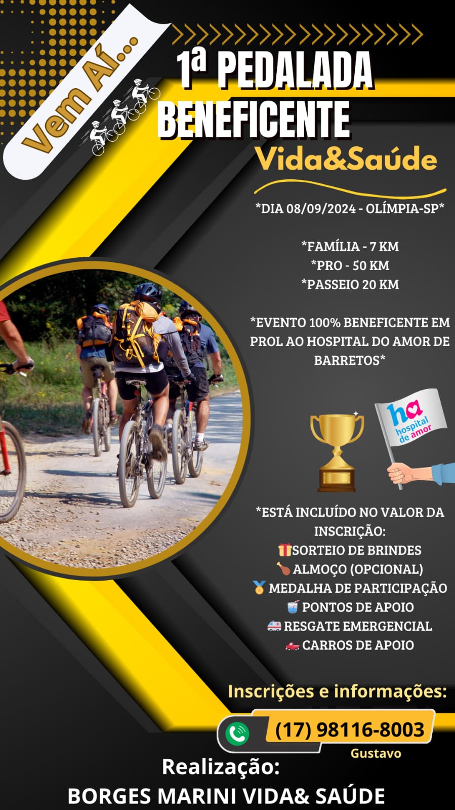 1° PEDALADA BENEFICENTE